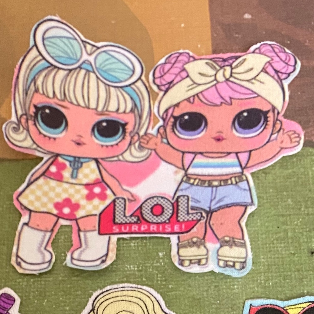 LOL cloth iron on patches BULK BUY